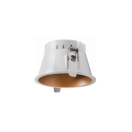 Aro Lámpara empotrable Ø80 sim. NOK2 Blanco-oro INDELUZ D02G-824-01