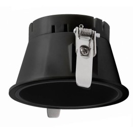 Aro Lámpara empotrable Ø80 sim. NOK2 negro INDELUZ D02H-824-02