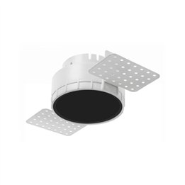 Aro Lámpara empotrable s.NOK2T TRIML Blanco-negro INDELUZ D02H-830-01