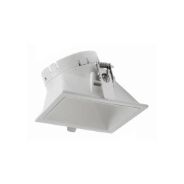 Aro Lámpara empotrable 80x80 asim. NOK3 Blanco-blanco  INDELUZ D03A-826-01