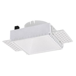 Aro Lámpara empotrable a. NOK3T TRIML Blanco-plata INDELUZ D03B-831-01