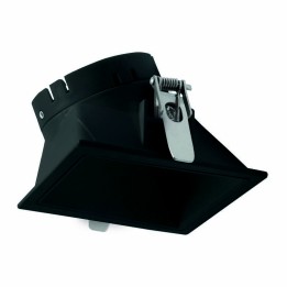 Aro Lámpara empotrable 80x80 asim. NOK3 Negro INDELUZ D03D-826-02