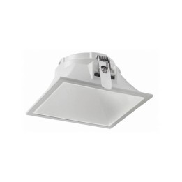 Aro Lámpara empotrable 80x80 sim. NOK3 Blanco-blanco INDELUZ D03E-826-01