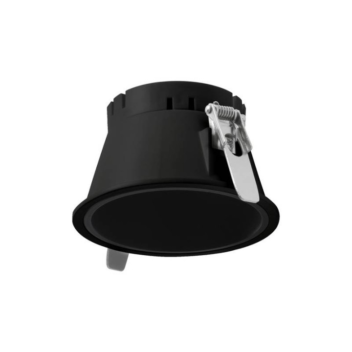 Aro Lámpara empotrable Ø95 sim. NOK4 negro INDELUZ D04H-827-02