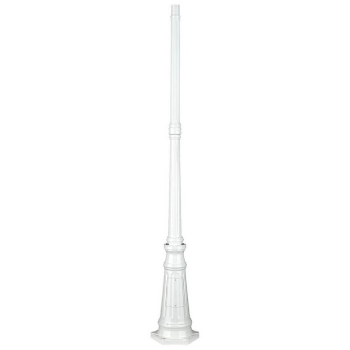 Columna para farolas 171cm Ø4,5cm Blanco DOPO C07B-12-01