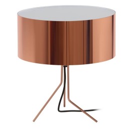Lámpara de sobremesa DIAGONAL IP20 E27 (Ø45) máx.13W Cobre EXO 855C-G05X1A-37