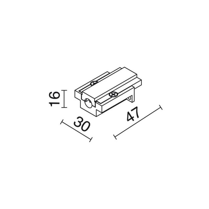 Alimentación der/izq.carril SNAP Ng INDELUZ B20C-X33X2E-02