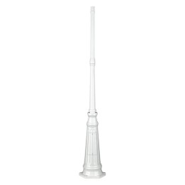 Columna para farolas 201cm Ø4,5cm Blanco DOPO C07C-12-01