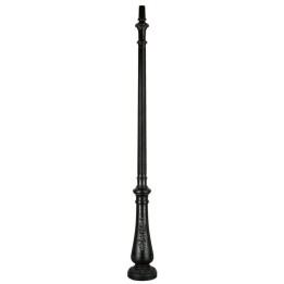Columna para Farolas decorada Resina 175 cms. Negro
