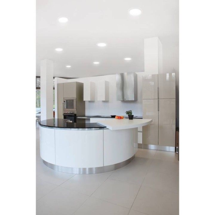 CALYPSO Downlight Al LED 4000K 25W IP44 PUSH Bl INDELUZ 785A-L33RPB-01