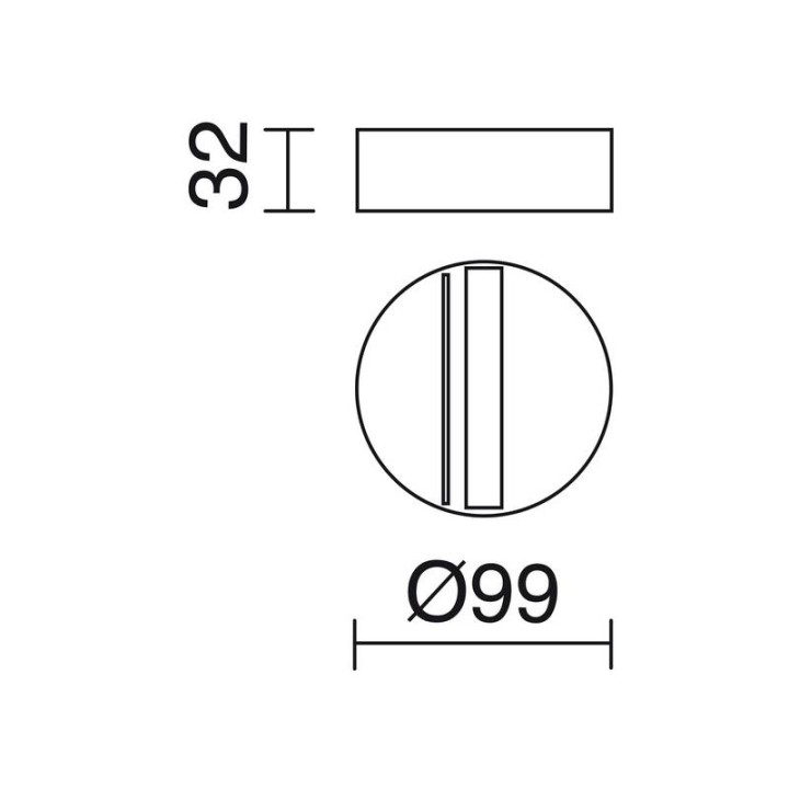 BASE ADAPTADOR (ENIGMA) Ø99MM Ng INDELUZ B25-X33X2B-02