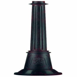 Columna para Farolas decorada Resina 200 cms. Negro