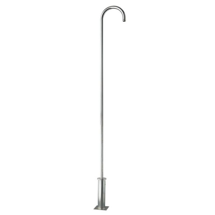 Poste CITY ARCO 280cm con puerta de registro Zincado