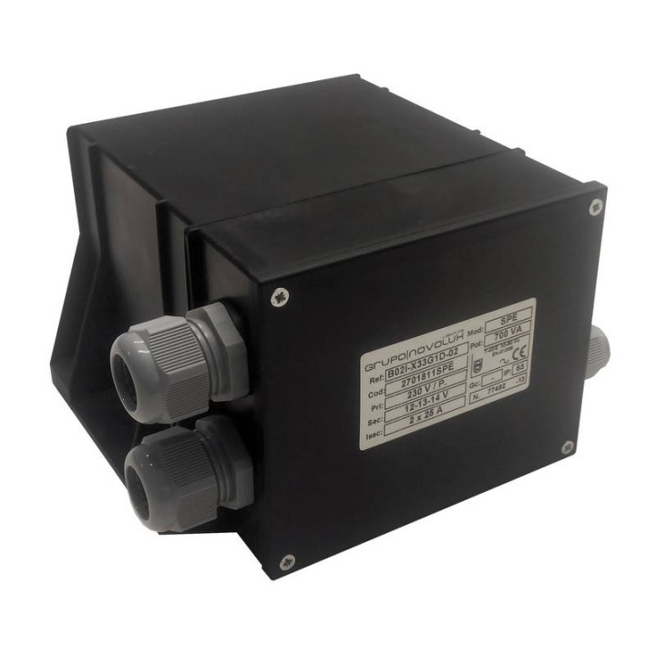Transformador 12Vac 700W IP65  - B02I-X33G1D-02
