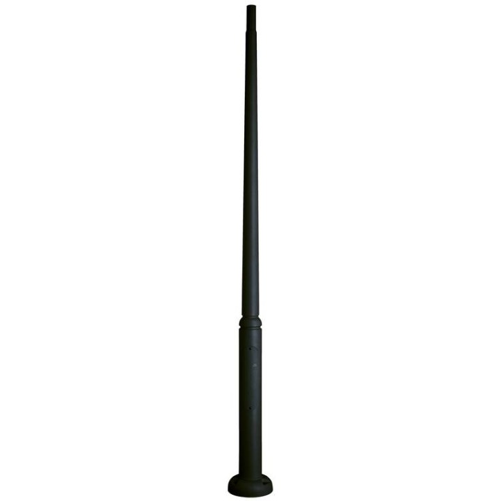 Columna para Farolas Resina lisa Negro 4,5m.