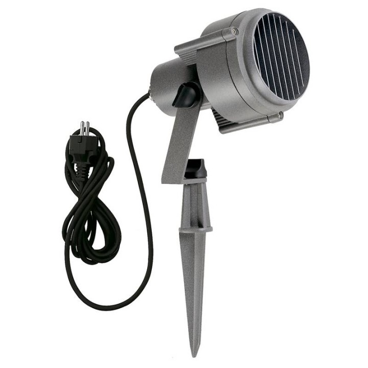 Proyector para exterior piqueta SPARK LED 18W 4000K 2270LM con rejilla Antracita CRISTHER 294D-L3318B-04