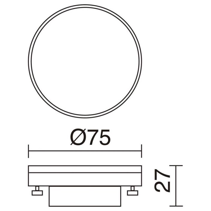 Lámpara LED T2 3W GX53 350 lm 3000K  - 378A-L3103A-01