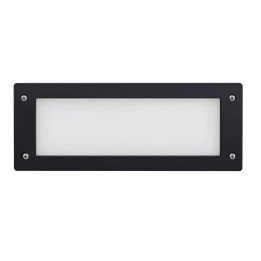 Lámparas Empotrables de Exterior pared DEVON GX53 29,3cm Negro
