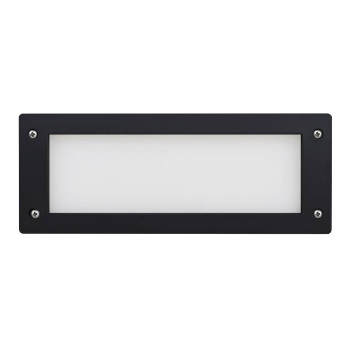 Lámparas Empotrables de Exterior pared DEVON GX53 29,3cm Negro