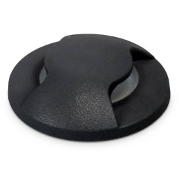 Lámpara empotrable para exterior Pared/Suelo 2 haces RAIN IP67/54 LED G9 1,7W 3000K Negro DOPO 950C-L3102A-02