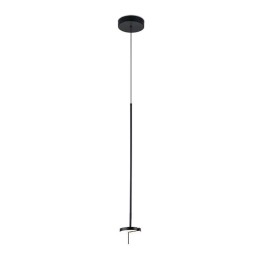 Lámpara Colgante Invisible Single Fixed LED 9W 511lm 3000K Negro Leds C4 00-5693-05-05