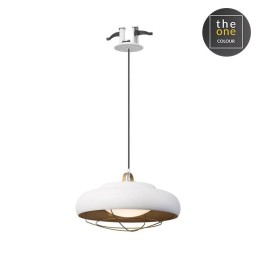 Lámpara Colgante Sugar Recessed LED 26.6W 2700K Blanco 1575lm Leds C4 00-5984-14-23