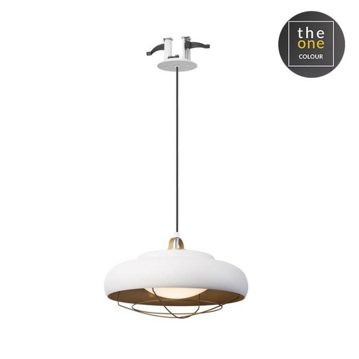 Lámpara Colgante Sugar Recessed LED 26.6W 2700K Blanco 1575lm Leds C4 00-5998-14-23