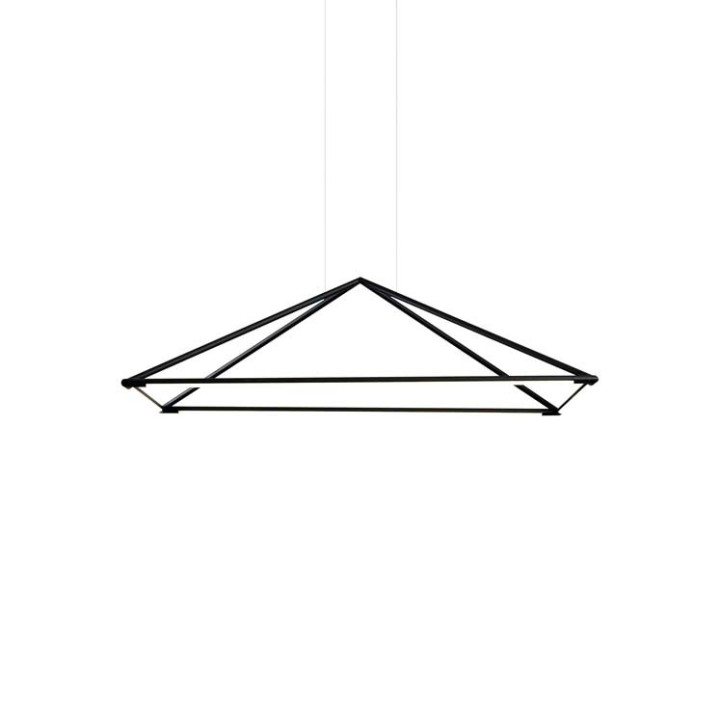 Lámpara Colgante Tubs 900mm LED 36W 1791lm 3000K Negro Leds C4 00-5999-05-M1