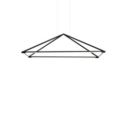 Lámpara Colgante Tubs 900mm LED 36W 1791lm 3000K Negro Leds C4 00-6001-05-M1