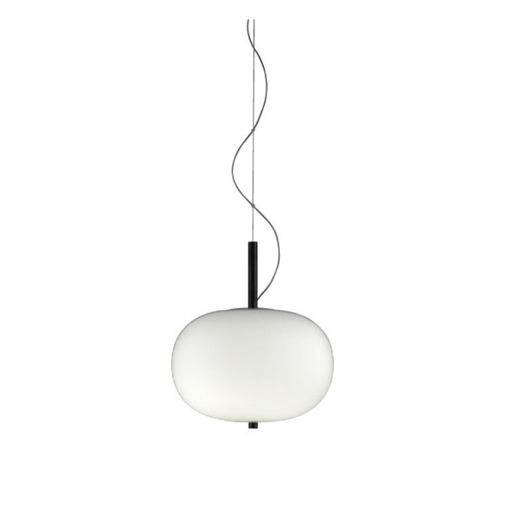 Lámpara Colgante Ilargi Ø395 LED 21.4W 1684lm 2700K Madera Oscura Leds C4 00-6012-92-F9