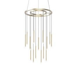 Lámpara Colgante Candle 15 Bodies Chandelier LED 49.4W 2304lm 2700K Latonado Leds C4 00-6020-27-27
