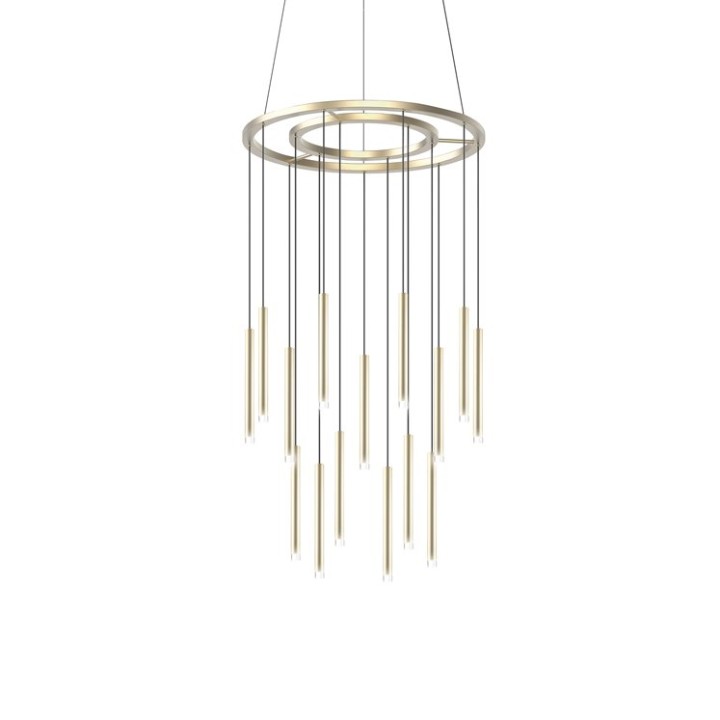 Lámpara Colgante Candle 18 Bodies Chandelier LED 62.8W 169lm 2700K Latonado Leds C4 00-6067-27-27