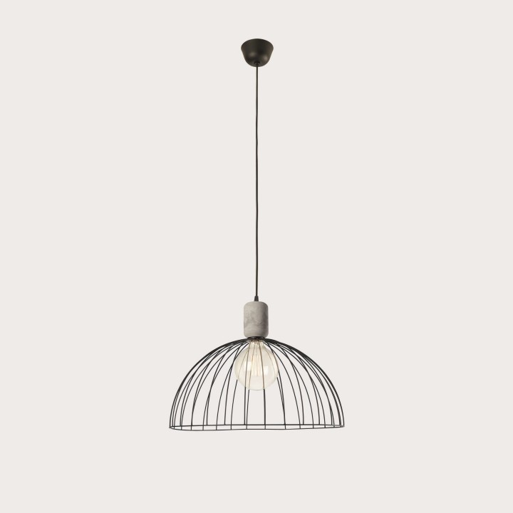Lámpara Colgante Contrast ø487mm E27 15W Cemento Leds C4 00-6414-DC-05