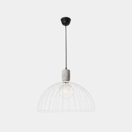 Lámpara Colgante Contrast ø487mm E27 60W Cemento Leds C4 00-6414-DC-14