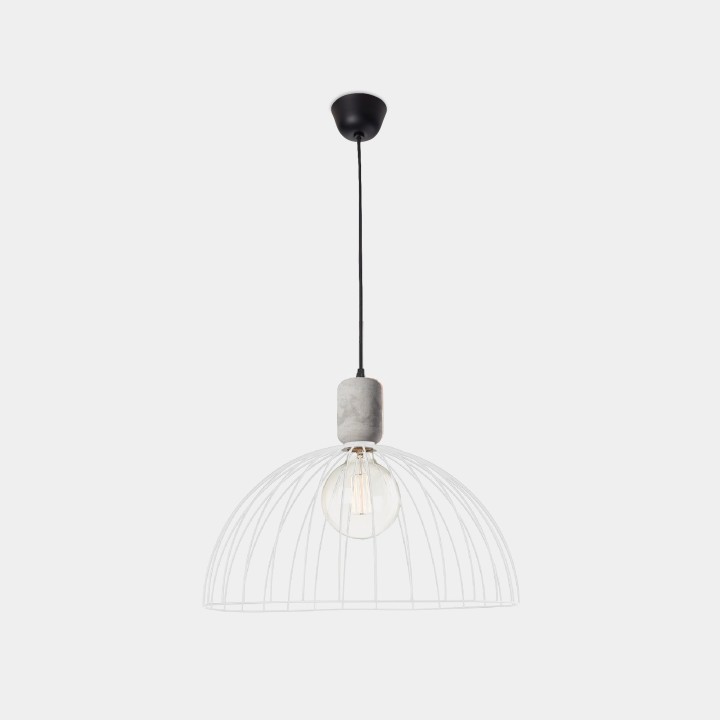 Lámpara Colgante Contrast ø487mm E27 60W Cemento Leds C4 00-6414-DC-14