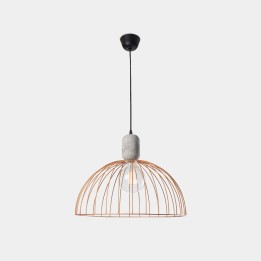 Lámpara Colgante Contrast ø487mm E27 60W Cemento Leds C4 00-6414-DC-F5