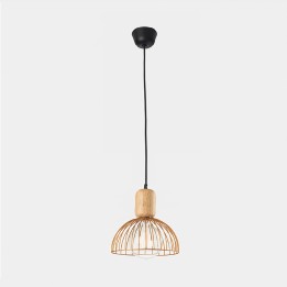 Lámpara Colgante Contrast ø247mm E27 60W Madera clara Leds C4 00-6415-93-F5