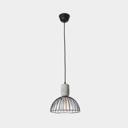 Lámpara Colgante Contrast ø247mm E27 60W Cemento Leds C4 00-6415-DC-05