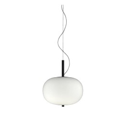 Lámpara Colgante Ilargi Ø230 LED 8.5W 716lm 2700K Madera Oscura Leds C4 00-6452-92-F9