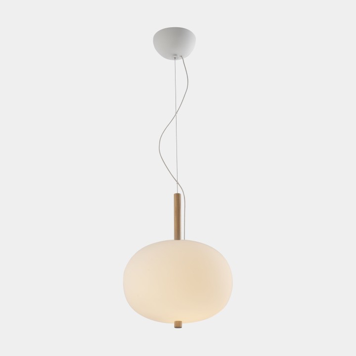 Lámpara Colgante Ilargi Ø320 LED 14.8W 1177lm 2700K Madera clara Leds C4 00-6457-93-F9