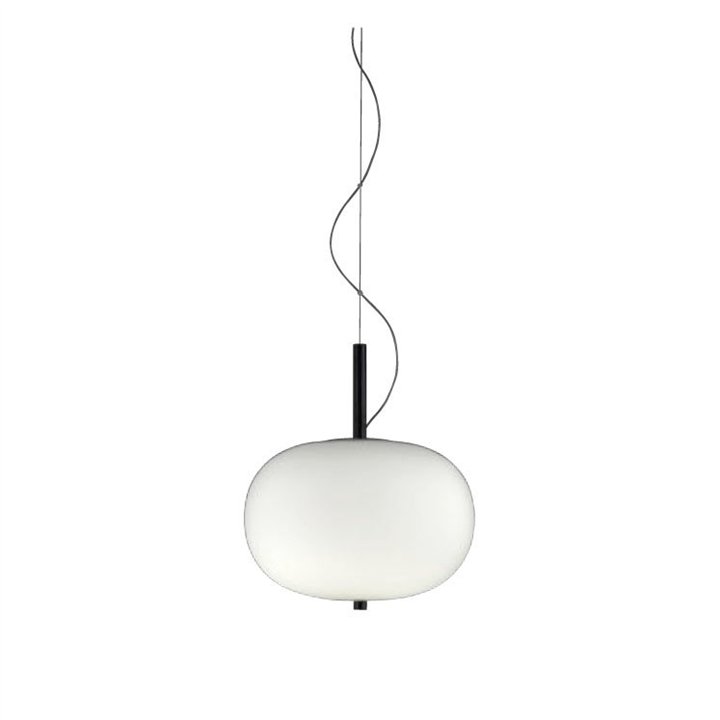 Lámpara Colgante Ilargi Ø395 LED 21.4W 1684lm 2700K Madera Oscura Leds C4 00-6458-92-F9