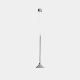 Lámpara Colgante Alive Single LED 6.9W 492lm 2700K Cromo Leds C4 00-6670-21-21