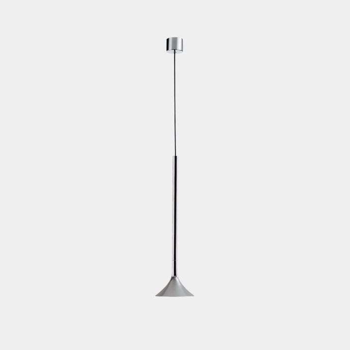Lámpara Colgante Alive Single LED 6.9W 492lm 2700K Cromo Leds C4 00-6670-21-21
