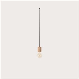 Lámpara Estructura Contrast Pendant Madera clara Leds C4 00-7365-93-05