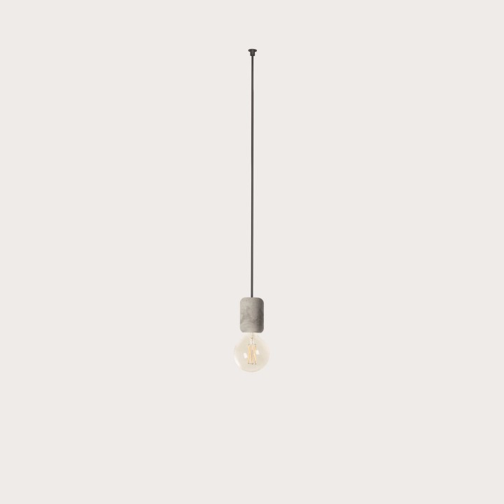Lámpara Estructura Contrast Pendant Cemento Leds C4 00-7365-DC-05