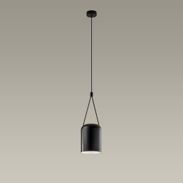 Lámpara Colgante Attic Rectangular Shape E27 23W Negro Leds C4 00-7388-05-05