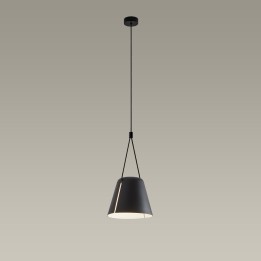 Lámpara Colgante Attic Conic Shape E27 23W Negro Leds C4 00-7389-05-05