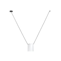 Lámpara Colgante Attic Rectangular Shape V E27 23W Negro Leds C4 00-7390-05-14