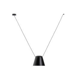 Lámpara Colgante Attic Conic Shape V E27 23W Negro Leds C4 00-7391-05-05