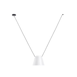 Lámpara Colgante Attic Conic Shape V E27 23W Negro Leds C4 00-7391-05-14